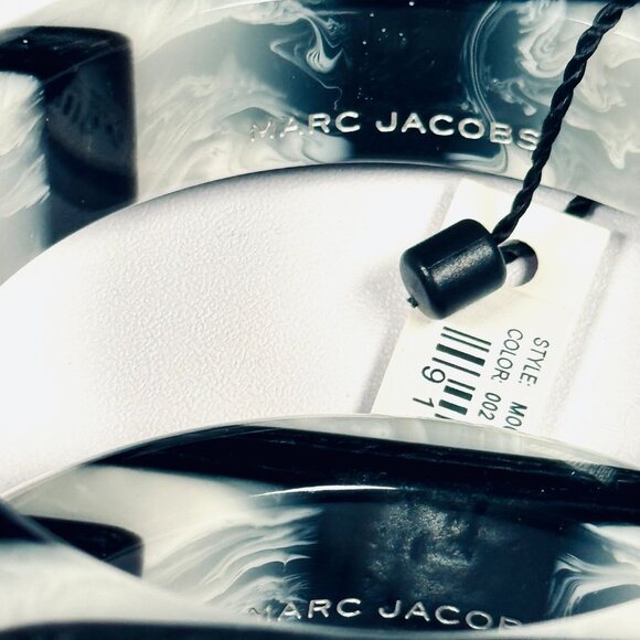 Marc Jacobs PAIR Black & White Bracelets NWT - Picture 6 of 6